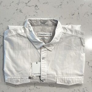 Calvin Klein Men's White Shirt